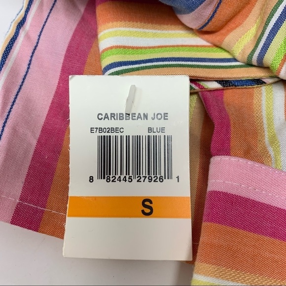 NWT Caribbean Joe Easy Care Buttoned Down Shirt - Picture 7 of 8